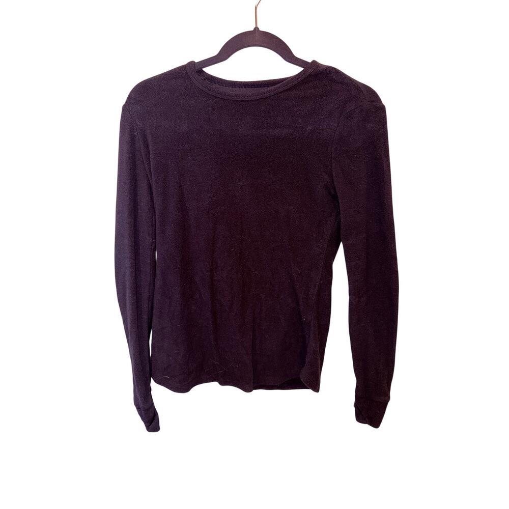 Climate Right by CuddlDuds Long Sleeve Fleece Black